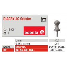 Edenta Diacrylic Diamond Bur Grinder - DG410.104.065 - 1pc